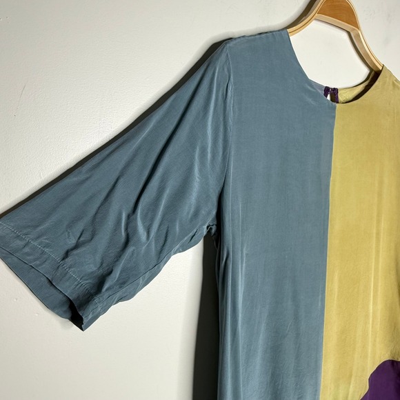 Seen Worn‎ Kept Dress Color Block Silk Shift US 8 UK 12 EU 40 Minimalist - Picture 4 of 9